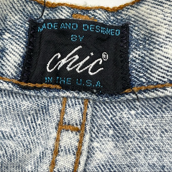 Vintage Chic High Waisted Acid Wash Jeans - Picture 5 of 10